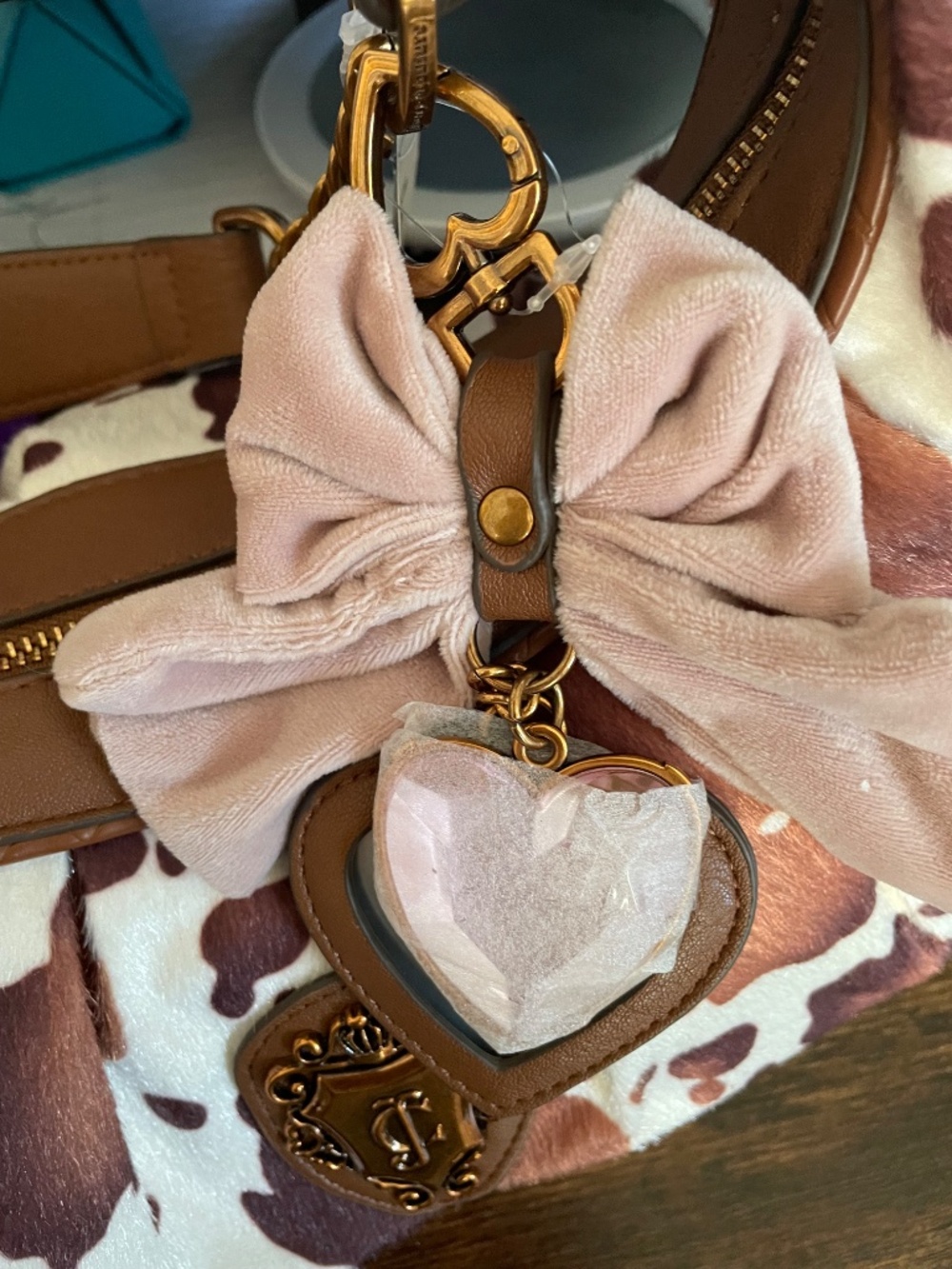 🔥🔥Juicy Couture cow print hobo/coho - Picture 6 of 9
